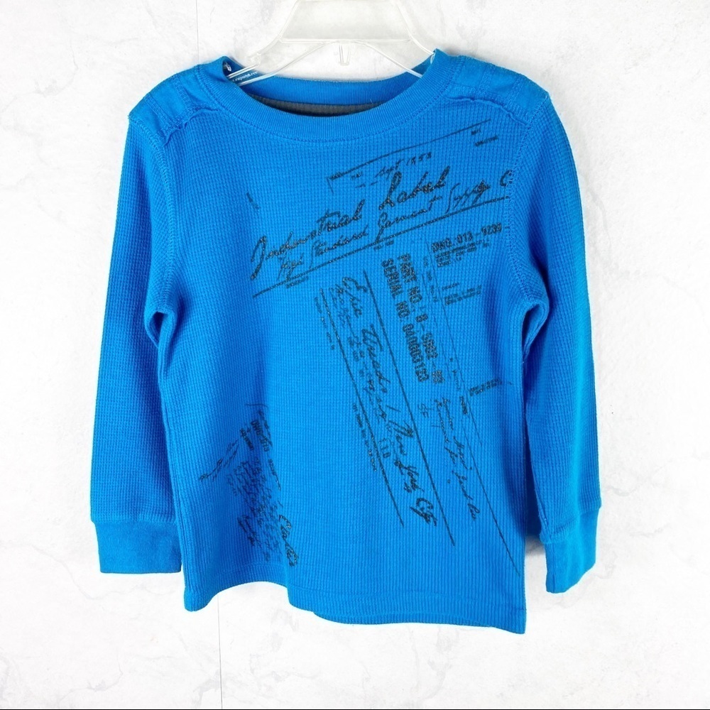 [Epic Threads] Blue Graphic Long Sleeve Top